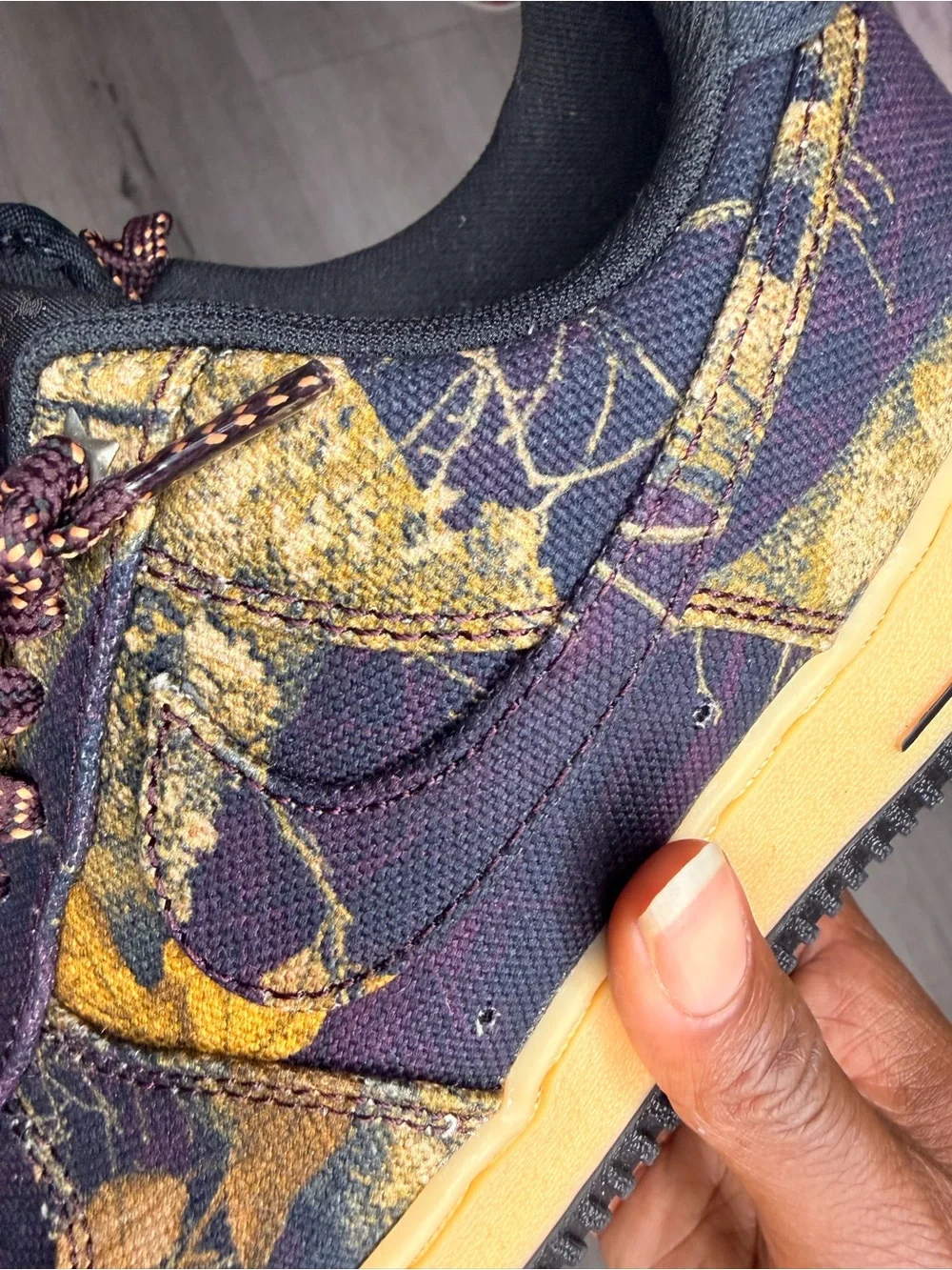 Nike Air Force 1 Low Realtree Camo Sneakers Size 8